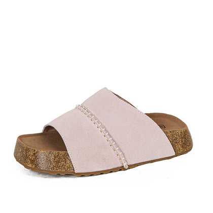 Taro Women's Cork Footbed Platform Slide Sandals – product view 6