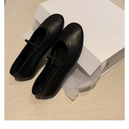 TAOMENGSI Women's Shallow Mary Jane Ballet Flats alternate view 11