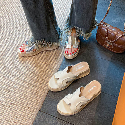 Women's Vintage 6cm Platform Wedge Sandals – product view 4