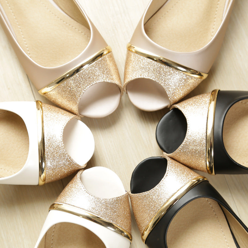 TAOMENGSI Women's Open-Toe Metal Accent Flat Sandals product image 4