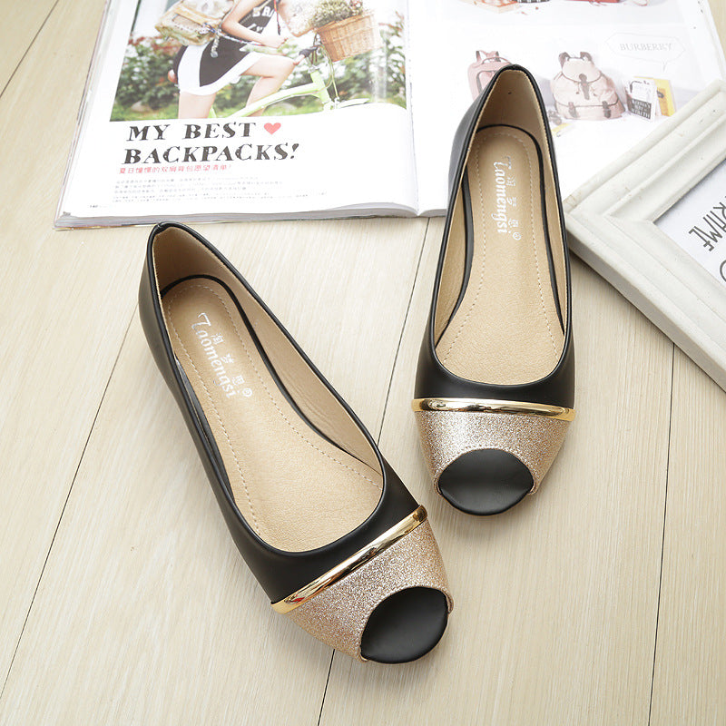 TAOMENGSI Women's Open-Toe Metal Accent Flat Sandals product image 2
