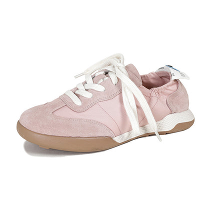 Women's Genuine Leather Ballet-Style Trainer Sneakers – product view 5