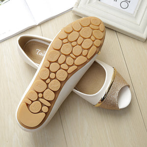 TAOMENGSI Women's Open-Toe Metal Accent Flat Sandals product image 12