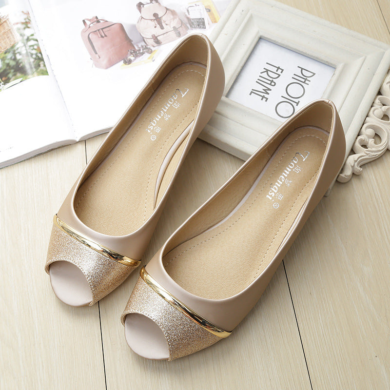 TAOMENGSI Women's Open-Toe Metal Accent Flat Sandals product image 1