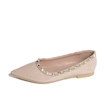 Women's Rivet Pointed-Toe Ballet Flats – product view 5